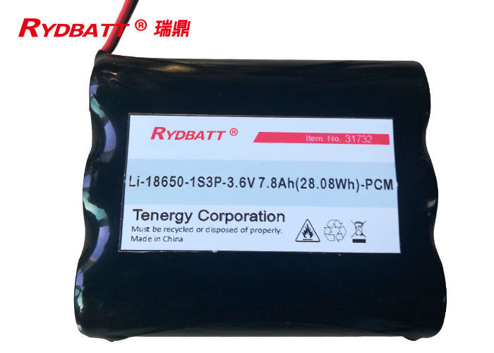 1S3P Li-Ion 18650 Batterijpak 3.7V 7.8Ah/het Elektrische Pak van de Fietsbatterij