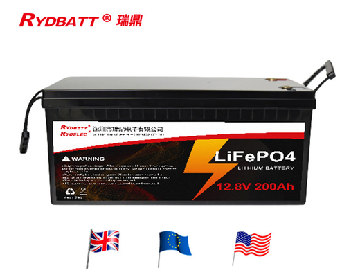 van het het Lithiumijzer van 12.8V 200Ah LFP LiFePO4 het Fosfaatbatterijen 32700 Cellen 2000 Cycli