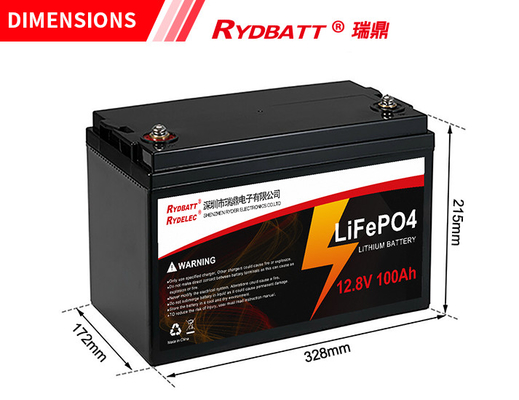 LiFePO4-batterij met een hoge capaciteit 12,8 V 200 Ah voor ≥ 4 uur energieopslag