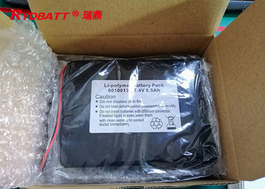 60100130 Li-Pak 2S1P 7.4V 9.5Ah van de Polymeerbatterij voor Elektrisch Materiaal