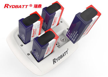 RYDBATT 4 de Batterijlader van Groef6f22 Li de Ionen/van Li Lader van de het Ionen LEIDENE Slimme Lithium Ionenbatterij van 9v