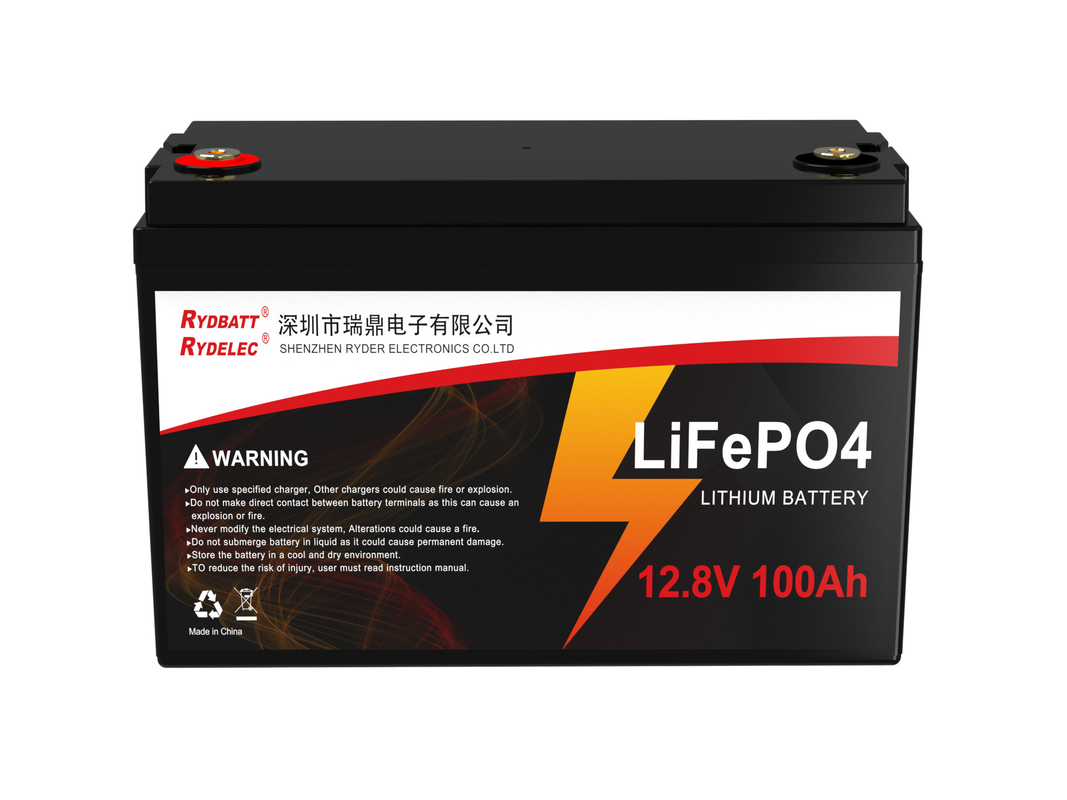 12.8V 200AH LiFePO4 accu met ingebouwde 200A BMS voor off-grid en back-up stroom