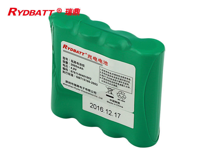 De Batterijpak van 4S1P 4.8V 2600mAh Nimh Aa/de Duurzame Batterij van Nimh Aa