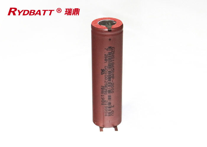 Diepe Cyclus 2000mAh 7.2Wh 3,6 Volt 18650 Batterij